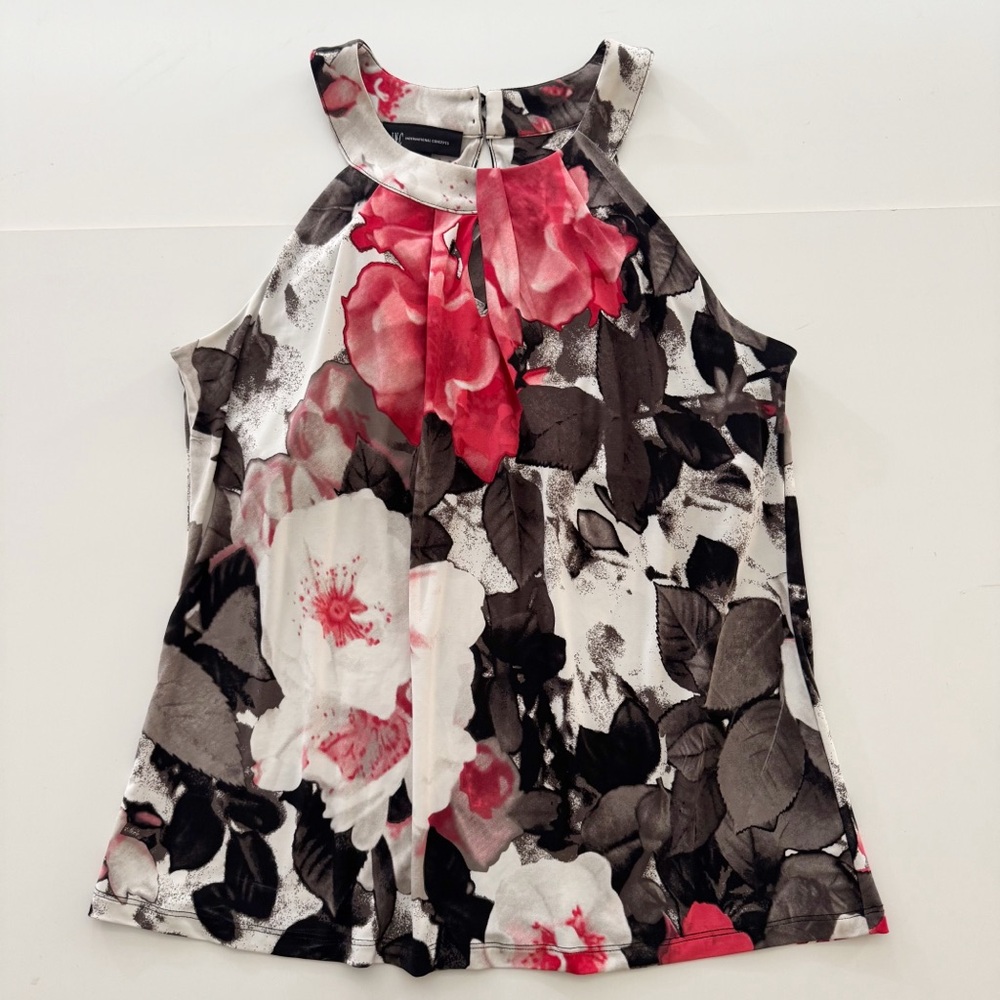 INC International Concepts Floral Sleeveless Top - Picture 3 of 7